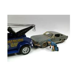 Tow Truck Driver-operator Scott Figurine For 1-24 Scale Models By American Diorama 23905