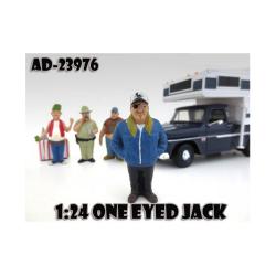 One Eyed Jack Trailer Park Figure For 1:24 Diecast Model Cars By American Diorama 23976
