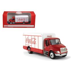 Coca-cola Beverage Truck Red And White 1-87 Diecast Model By Motorcity Classics 870001