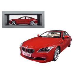 Bmw 650i Gran Coupe 6 Series F06 Melbourne Red 1-18 Diecast Model Car By Paragon 97033