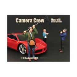 Camera Crew Figure Iii Boom Operator For 1:18 Scale Models By American Diorama 77429
