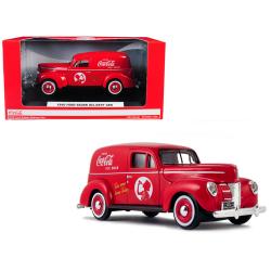 1940 Ford Sedan Delivery Van Coca-cola Red 1-24 Diecast Model Car By Motorcity Classics 424194