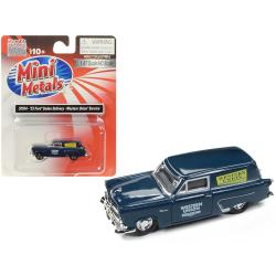 1953 Ford Sedan Delivery Western Union Service Dark Blue 1-87 (ho) Scale Model Car By Classic Metal Works 30504