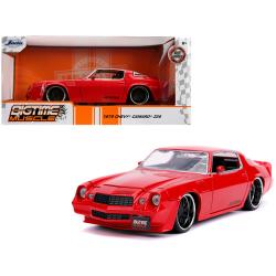 1979 Chevrolet Camaro Z28 Glossy Red Bigtime Muscle 1-24 Diecast Model Car By Jada 31458